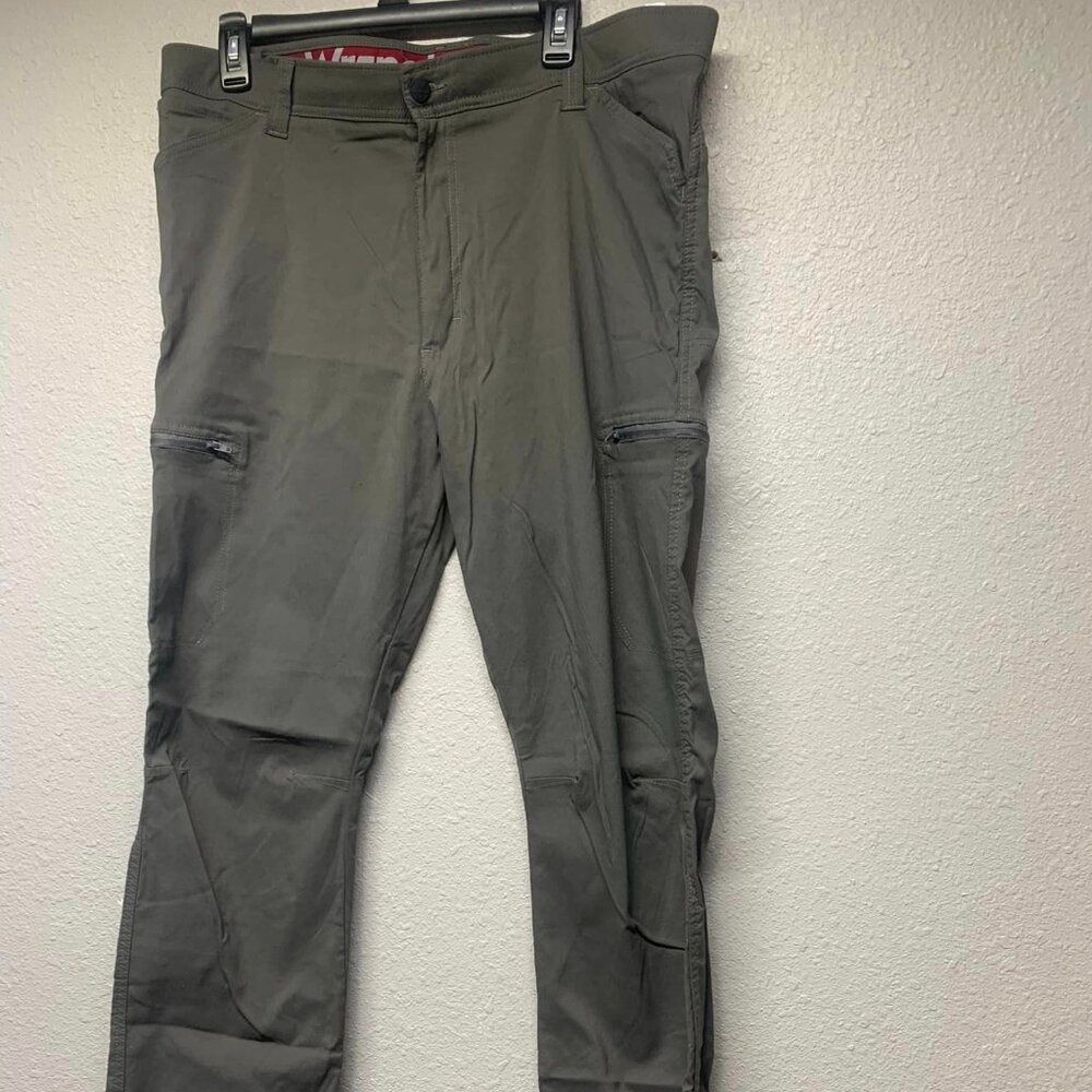 Mens Nylon Wrangler Pants Trousers Outdoor Series Flex Waist Hiking Camping